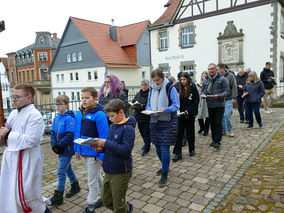 Karfreitgasliturgie und Karfreitagsprozession in Naumburg (Foto: Karl-Franz Thiede)